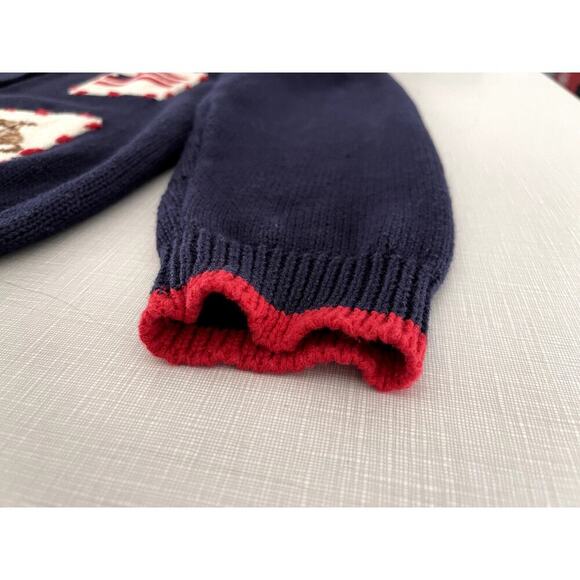 The Eagle's Eye L Americana Cardigan Sweater 90s Vintage Patriotic 4th of July - Picture 8 of 12